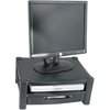 Kantek Adjustable Monitor/LCD/Printer/Laptop Stand, Two Tier w/Drawer MS480